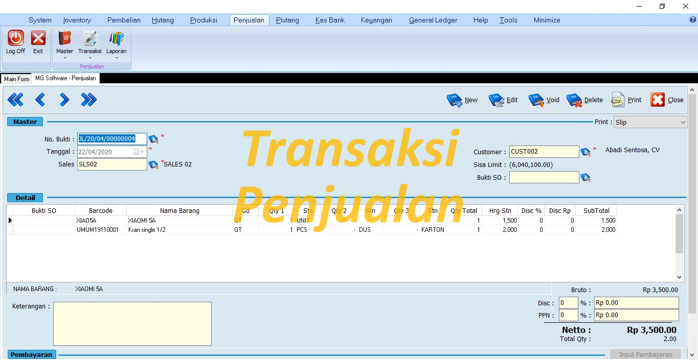 Penjualan
